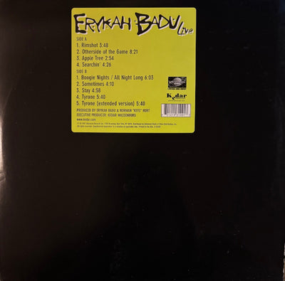 ERYKAH BADU / LIVE – ALFFO RECORDS