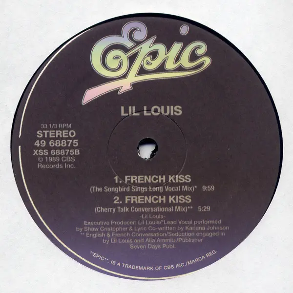 LIL LOUIS / FRENCH KISS – ALFFO RECORDS LIL LOUIS / FRENCH KISS – ALFFO RECORDS